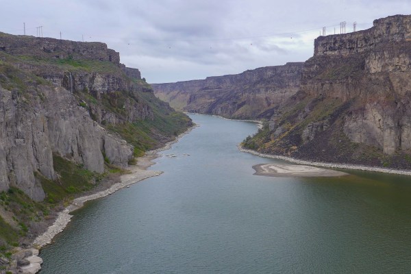 The Snake River at Shoshone Falls
